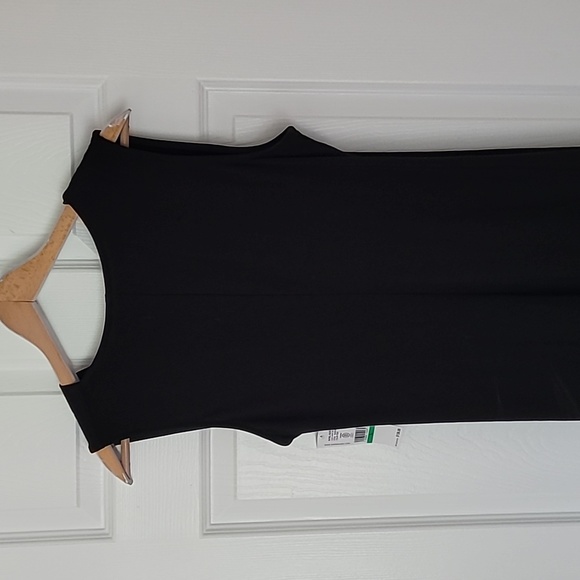 Karen Kane NWT BLACK Faux wrap midi dress. Size Large - Picture 6 of 10